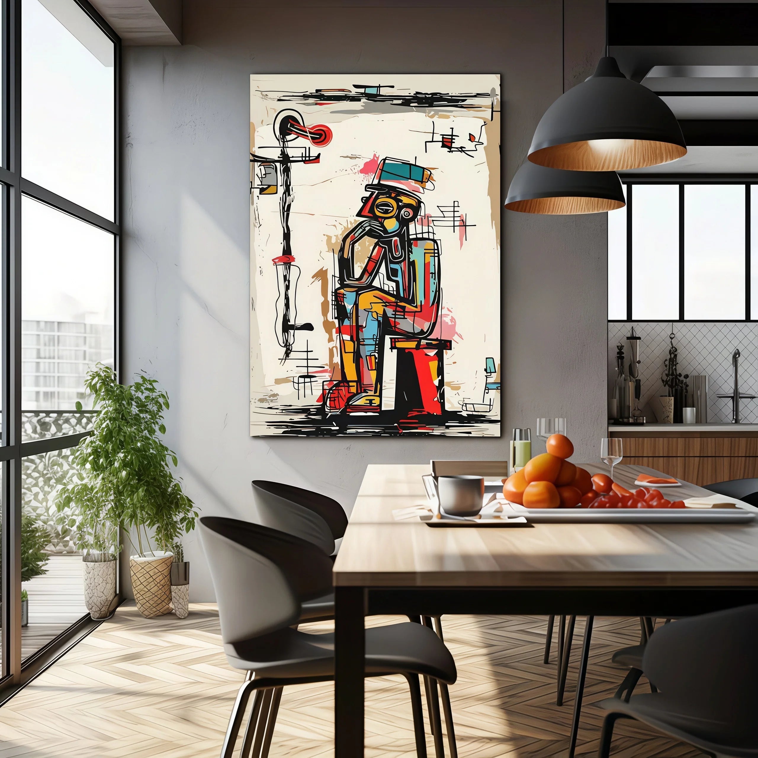 Modern Unique Coloured Canvas
