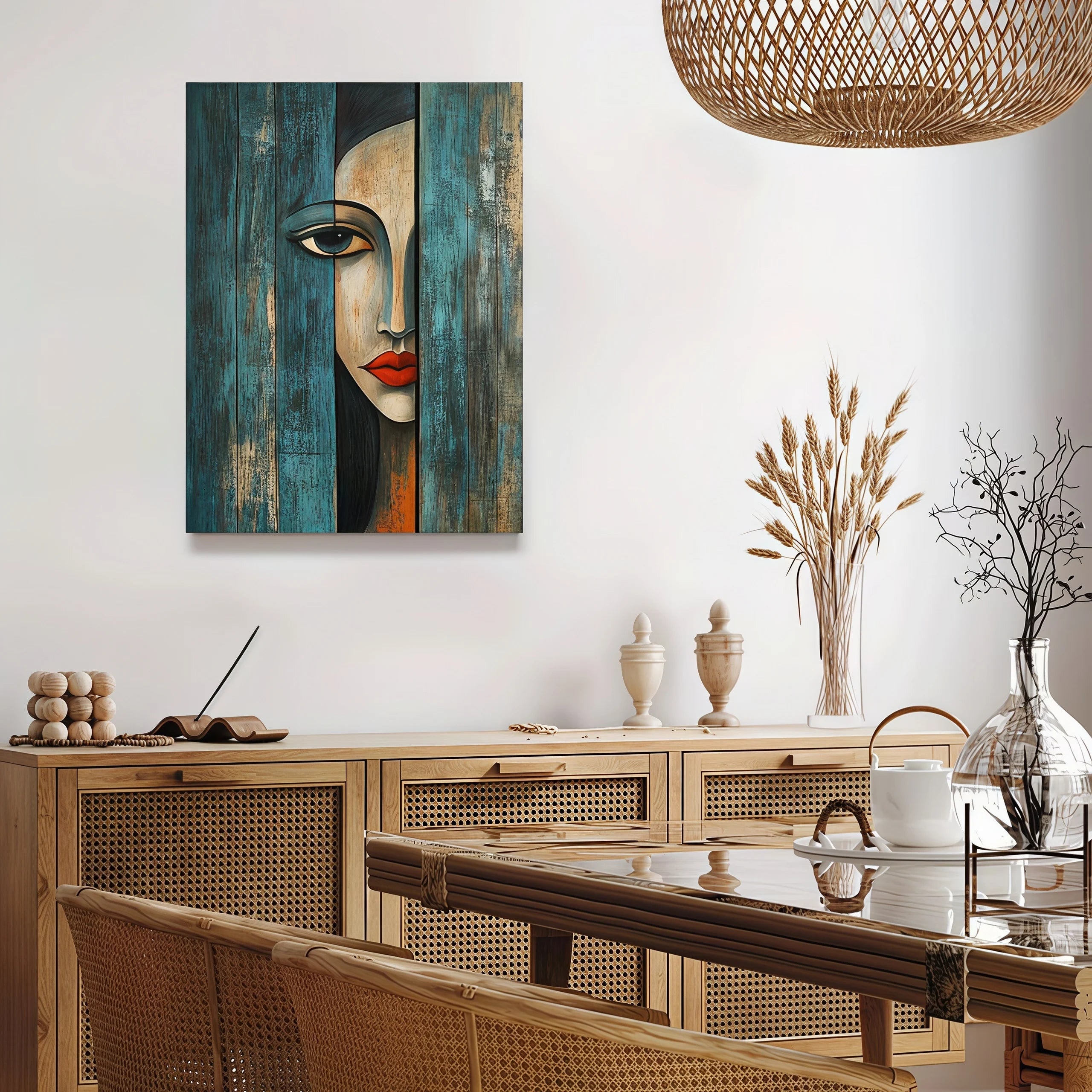 Looking Woman Canvas