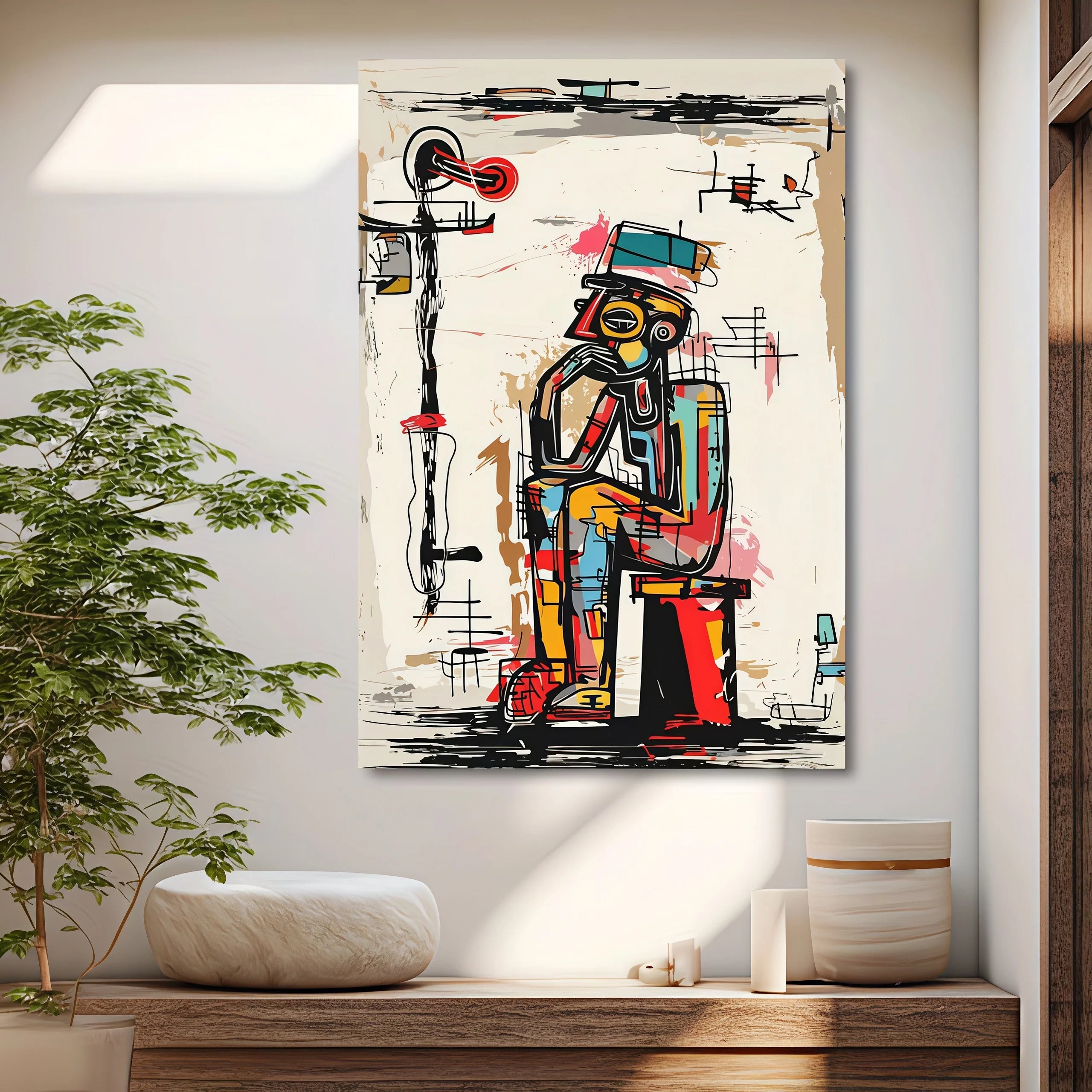 Modern Unique Coloured Canvas