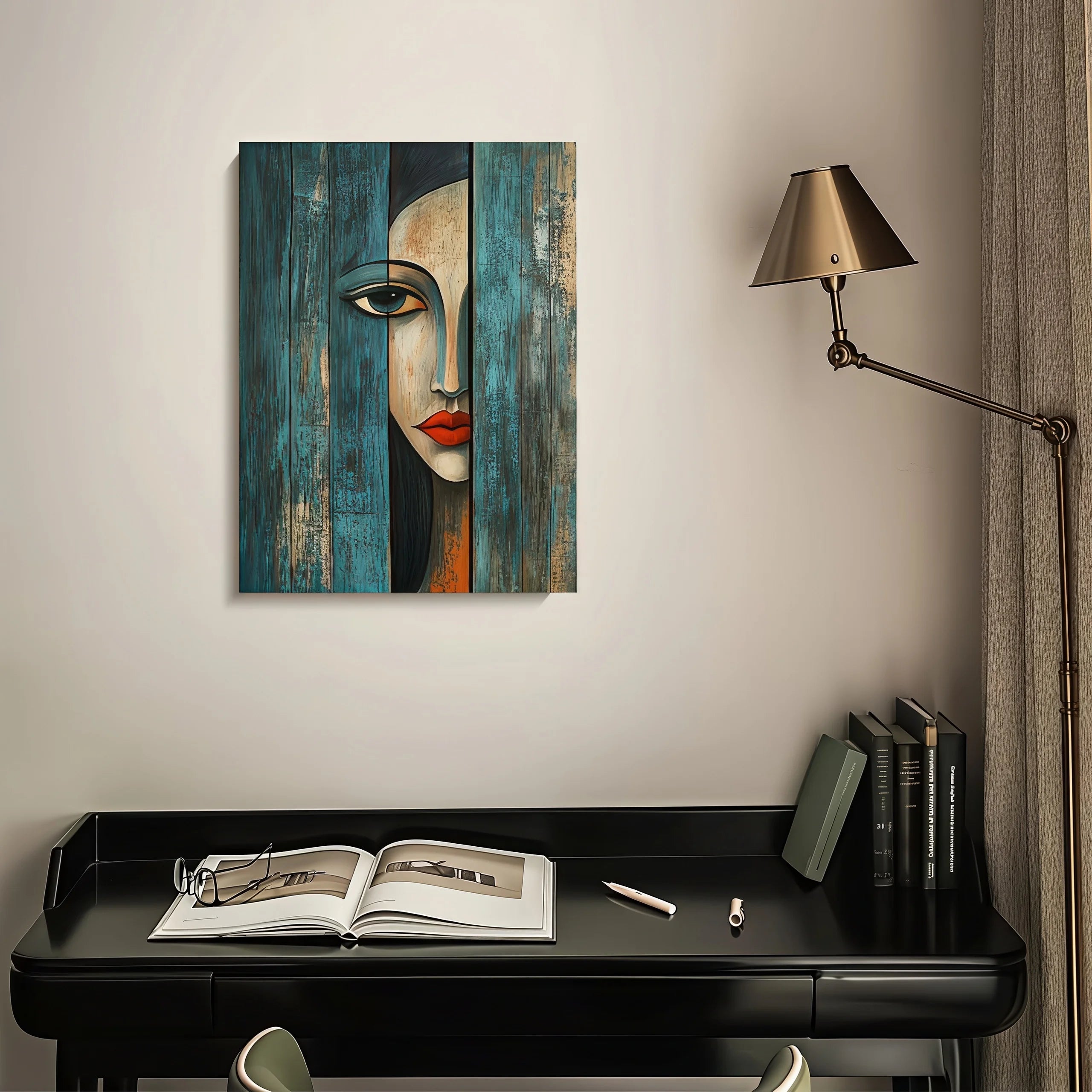 Looking Woman Canvas