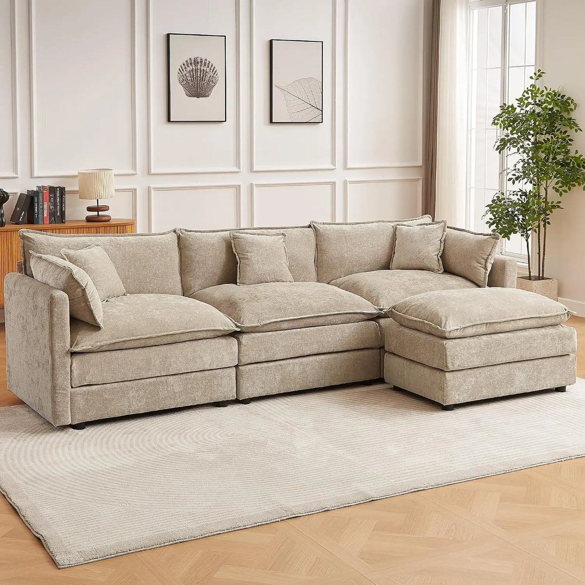L Shaped Coud Sofa