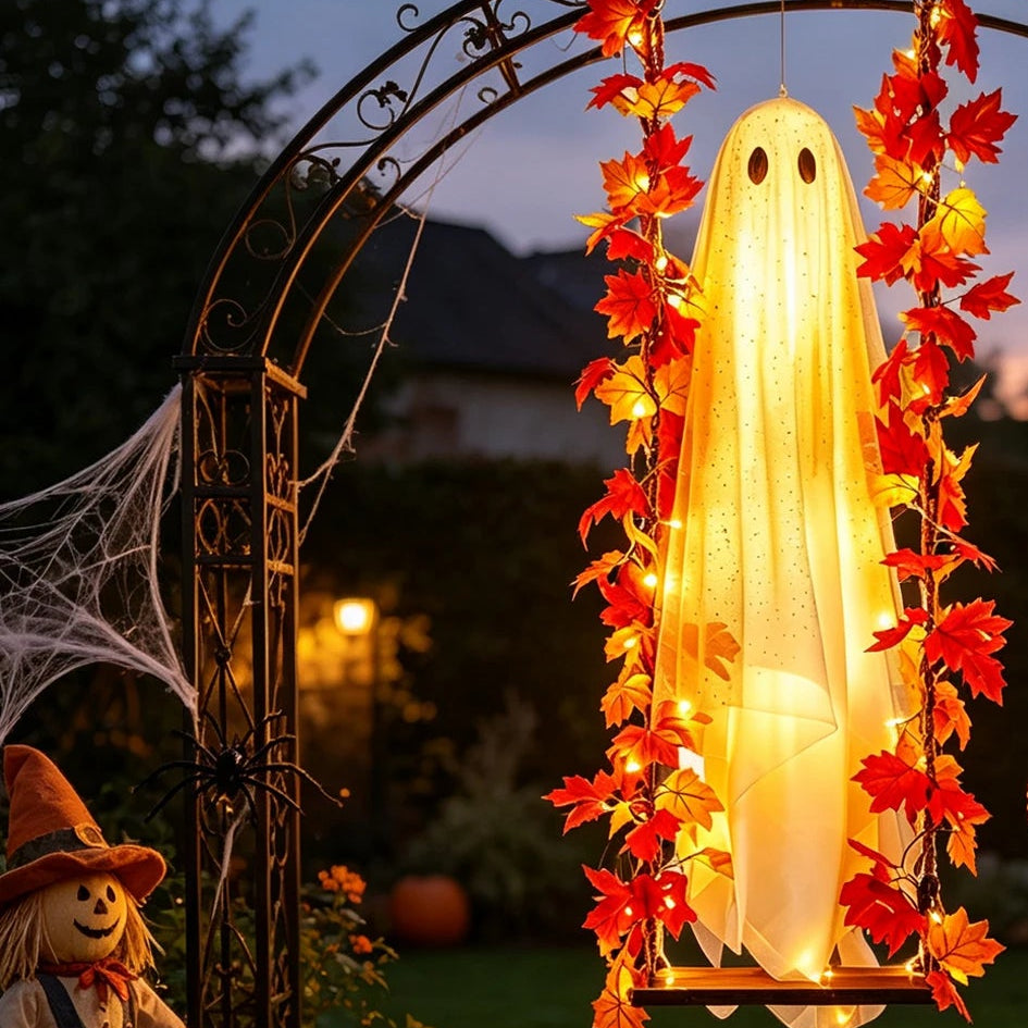 Halloween swinging light up Ghost