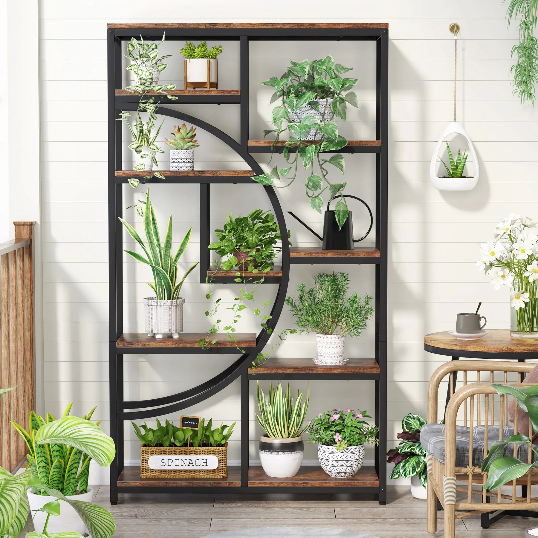 Freestanding Tall Bookshelve & Organiser