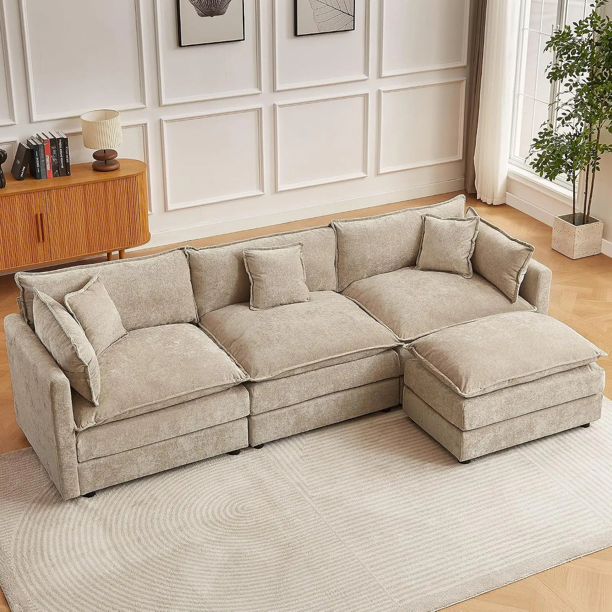 L Shaped Coud Sofa