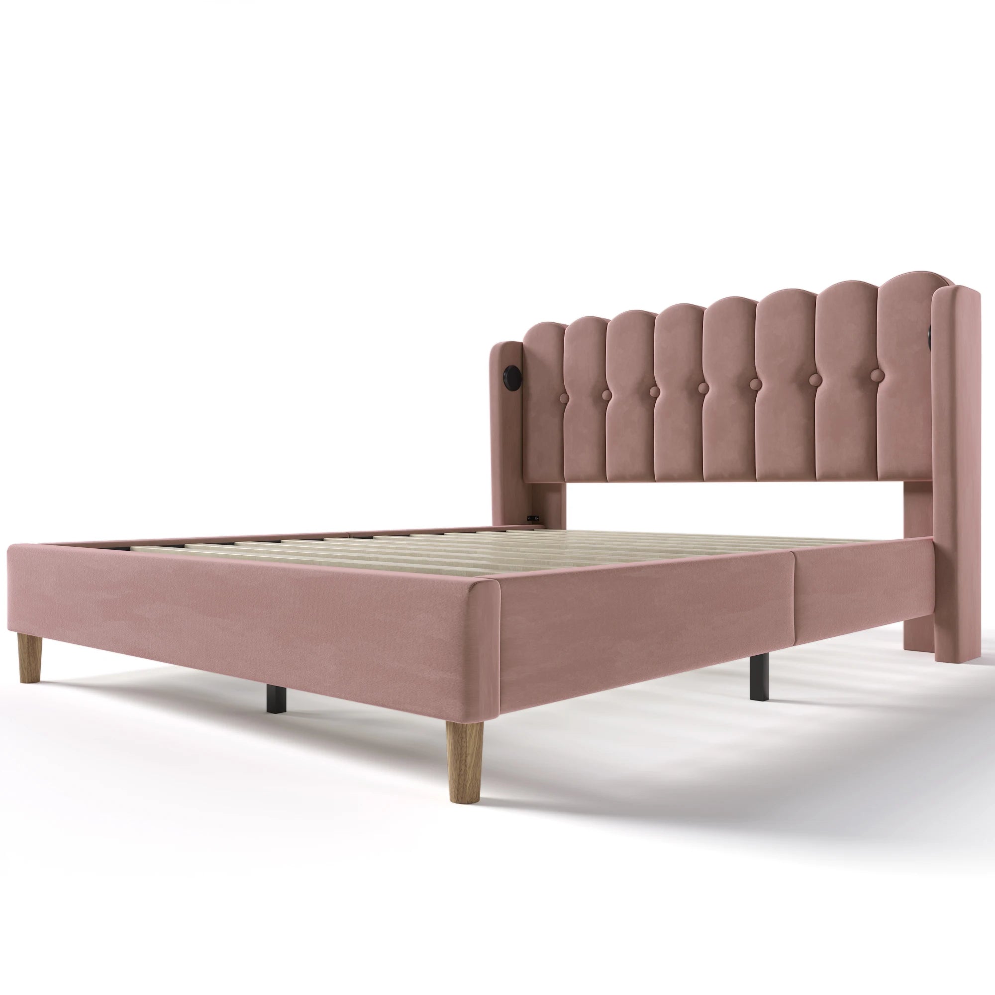 Rosewood Double Pink Bed