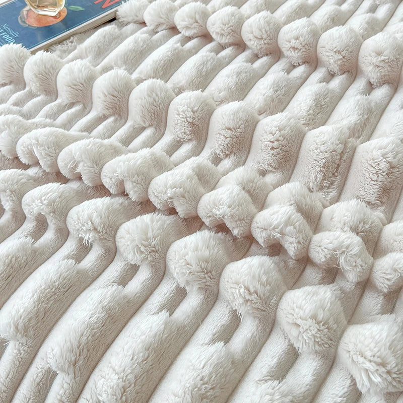 Luxe Faux Fur Throw Blanket