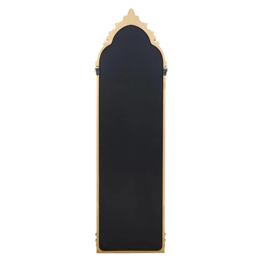 Arched Full Length Wall Mirror with Elegant Detail
