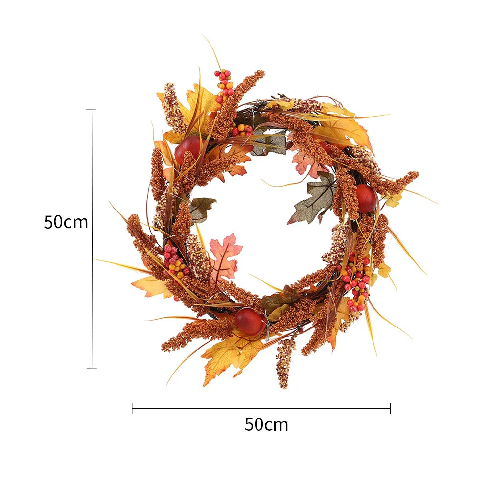 Artificial Autumn Maple Leaf Garland