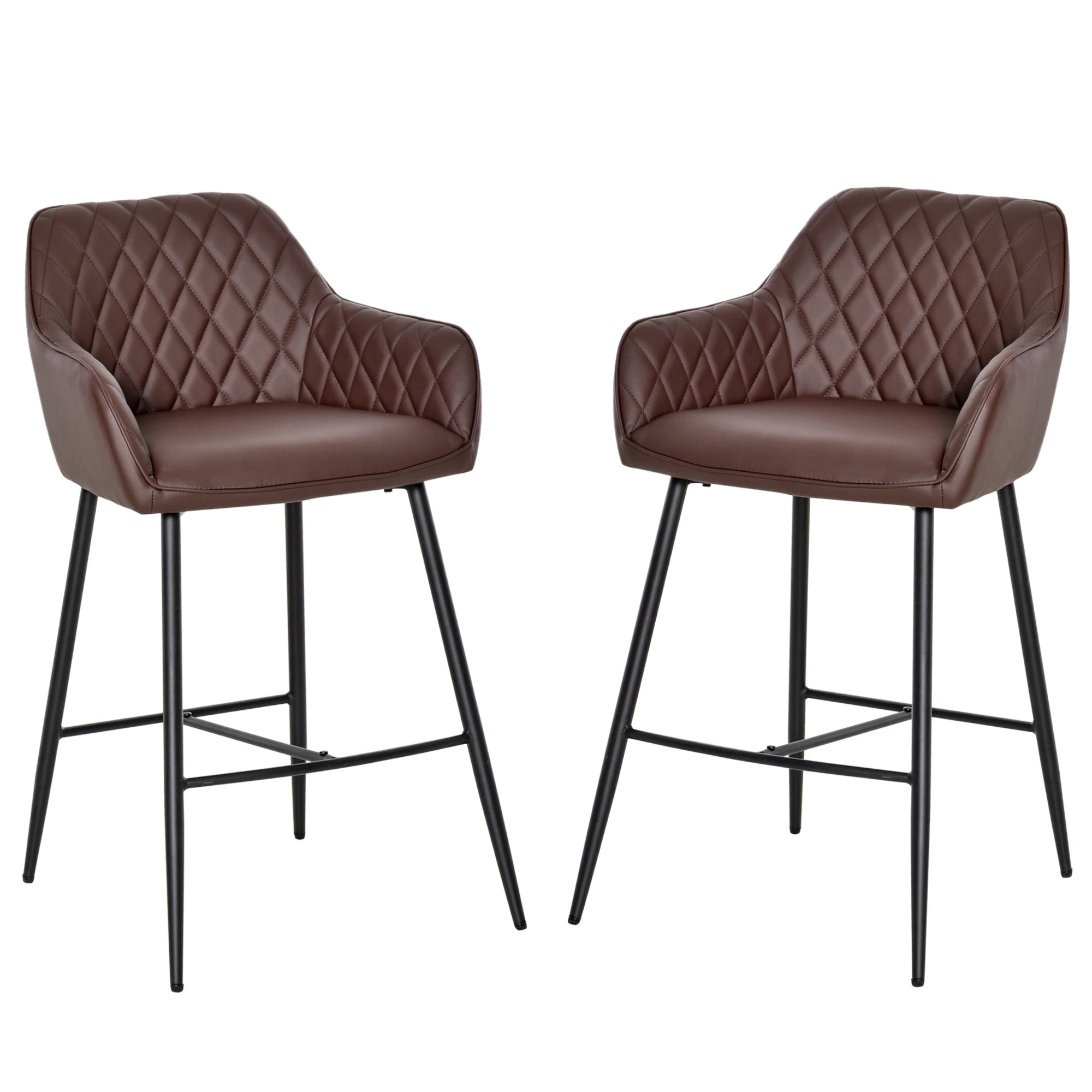 Set of Quilted Bar stools