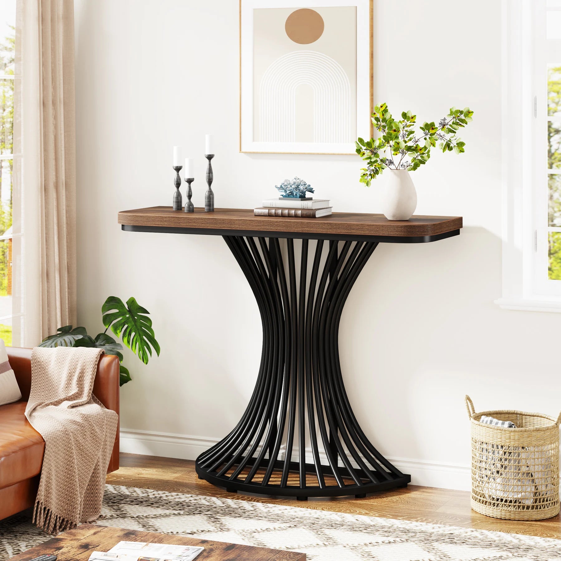 Industrial Style Console Table