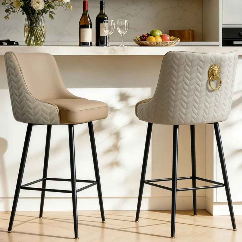 Swivel Lion Head Bar Stool