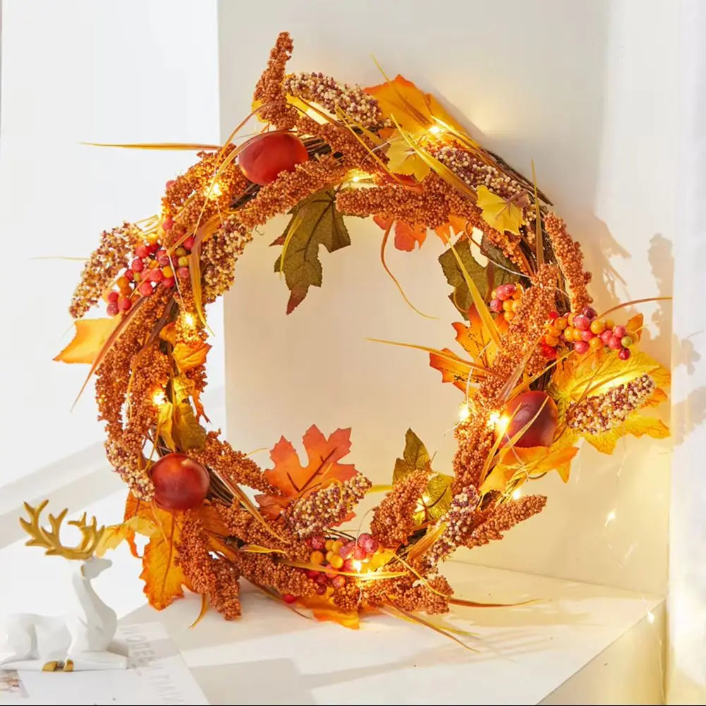 Artificial Autumn Maple Leaf Garland