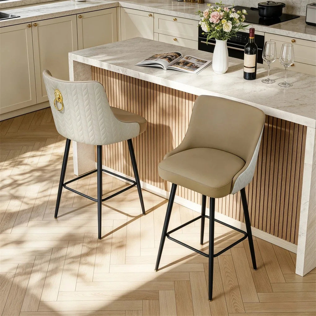 Swivel Lion Head Bar Stool