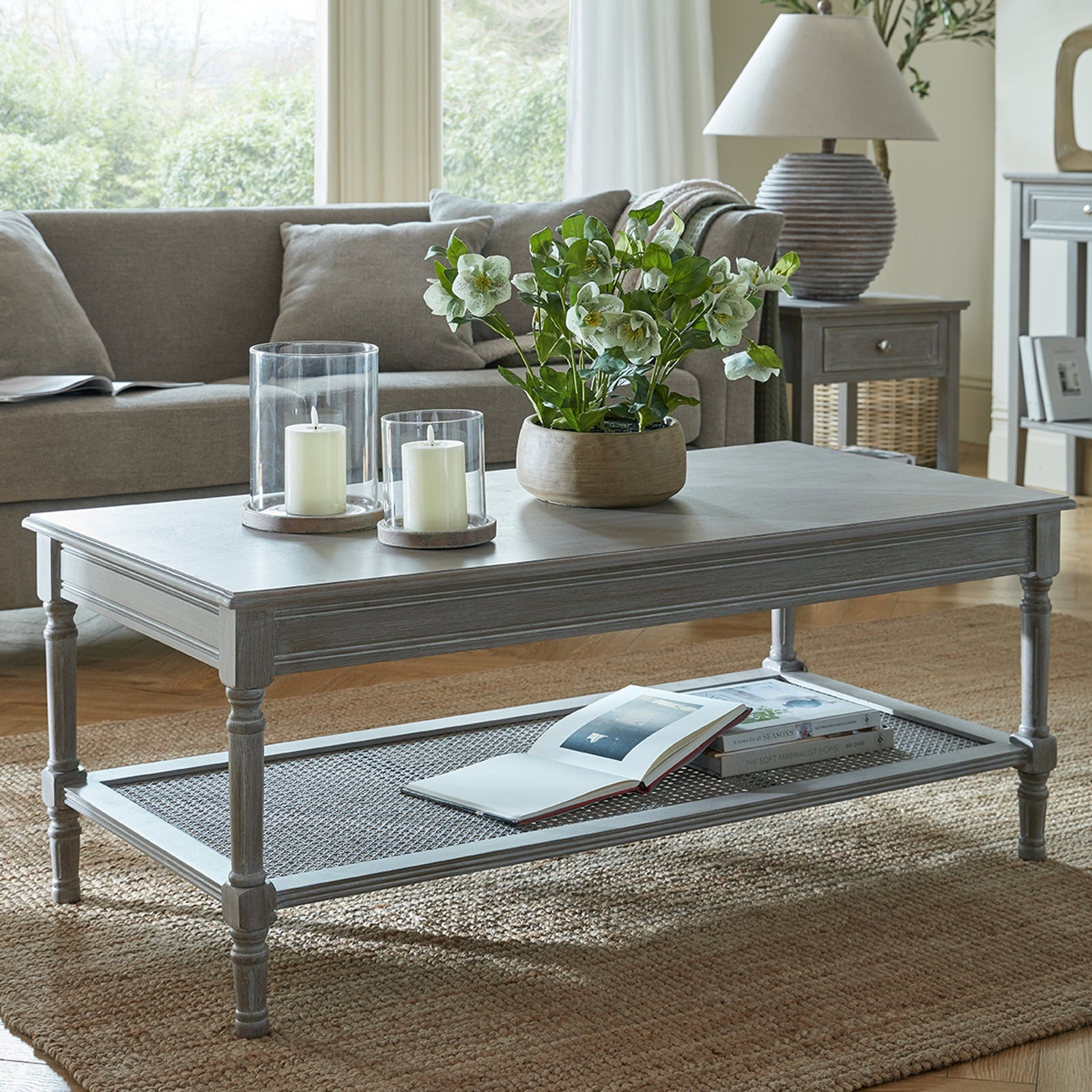The Serene Rattan Collection Coffee Table