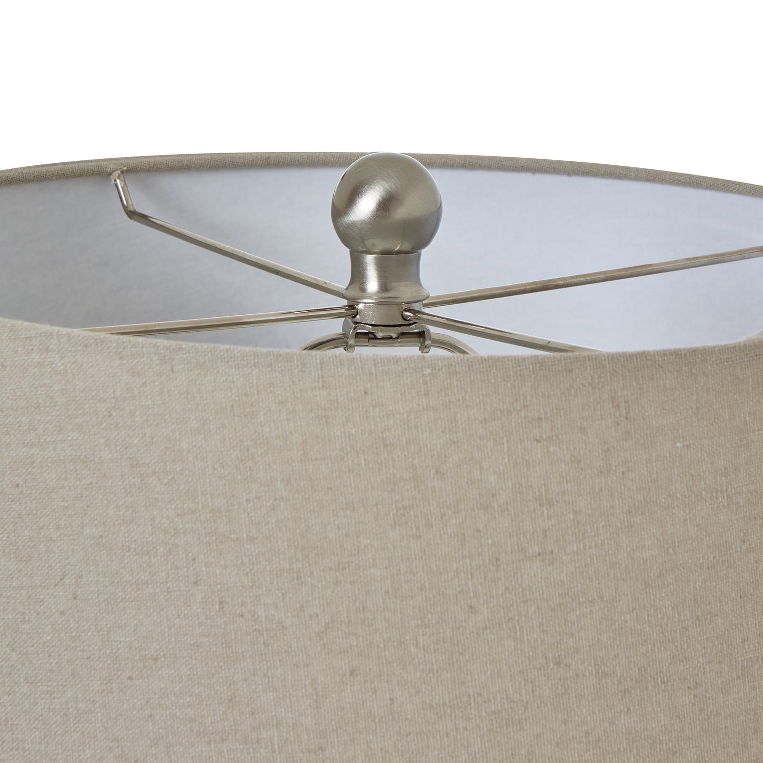 White Cove and Corner signature ribbed Lamp