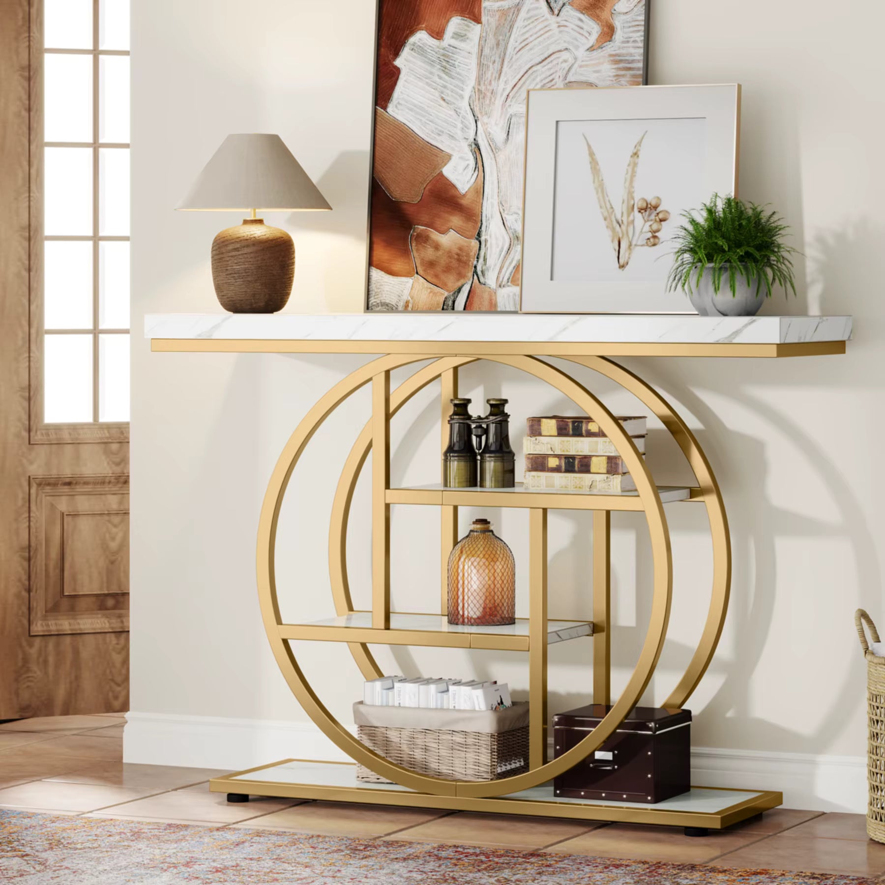 4 Tier Console Table