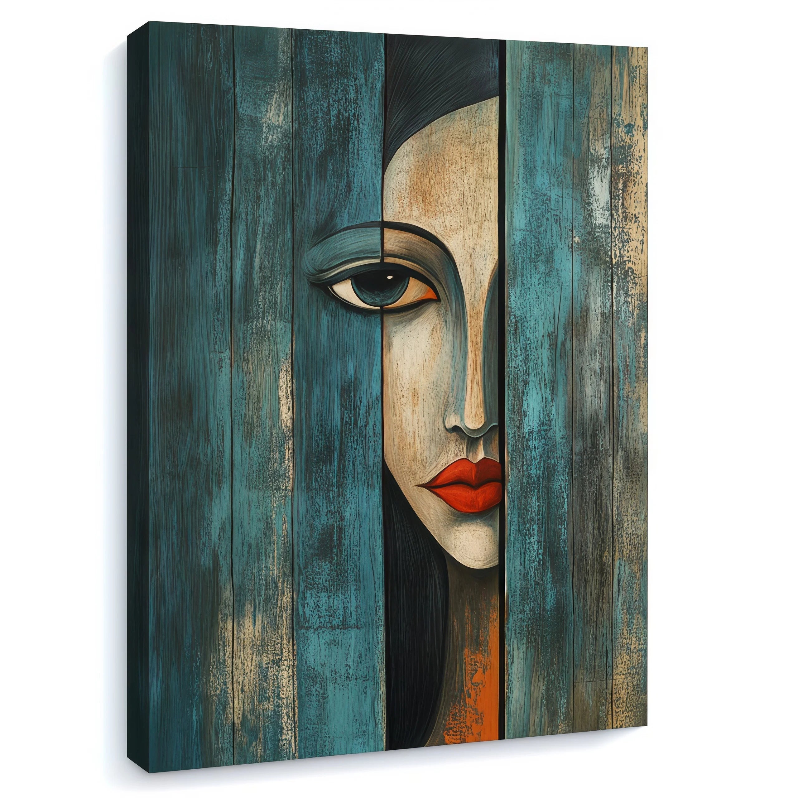 Looking Woman Canvas