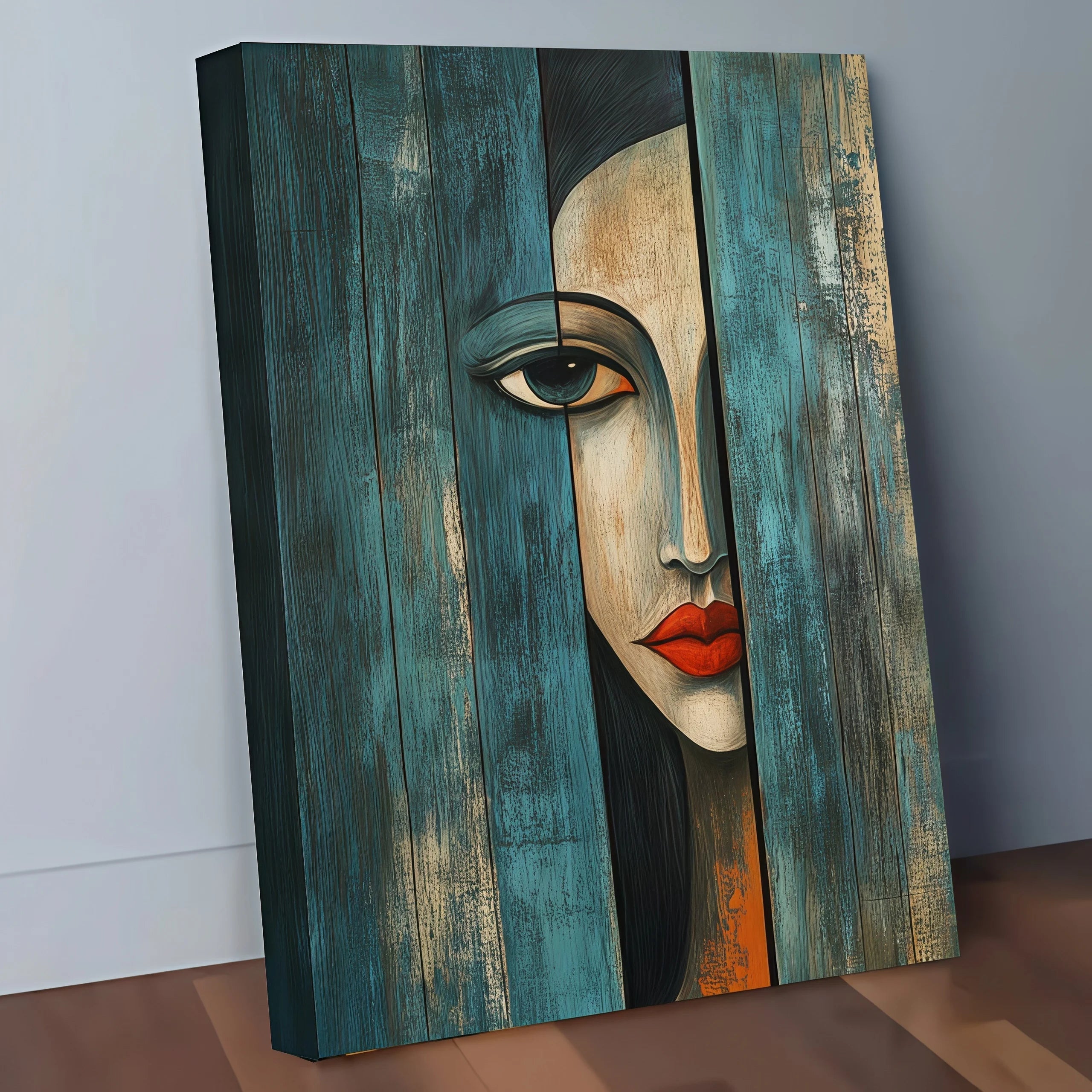 Looking Woman Canvas
