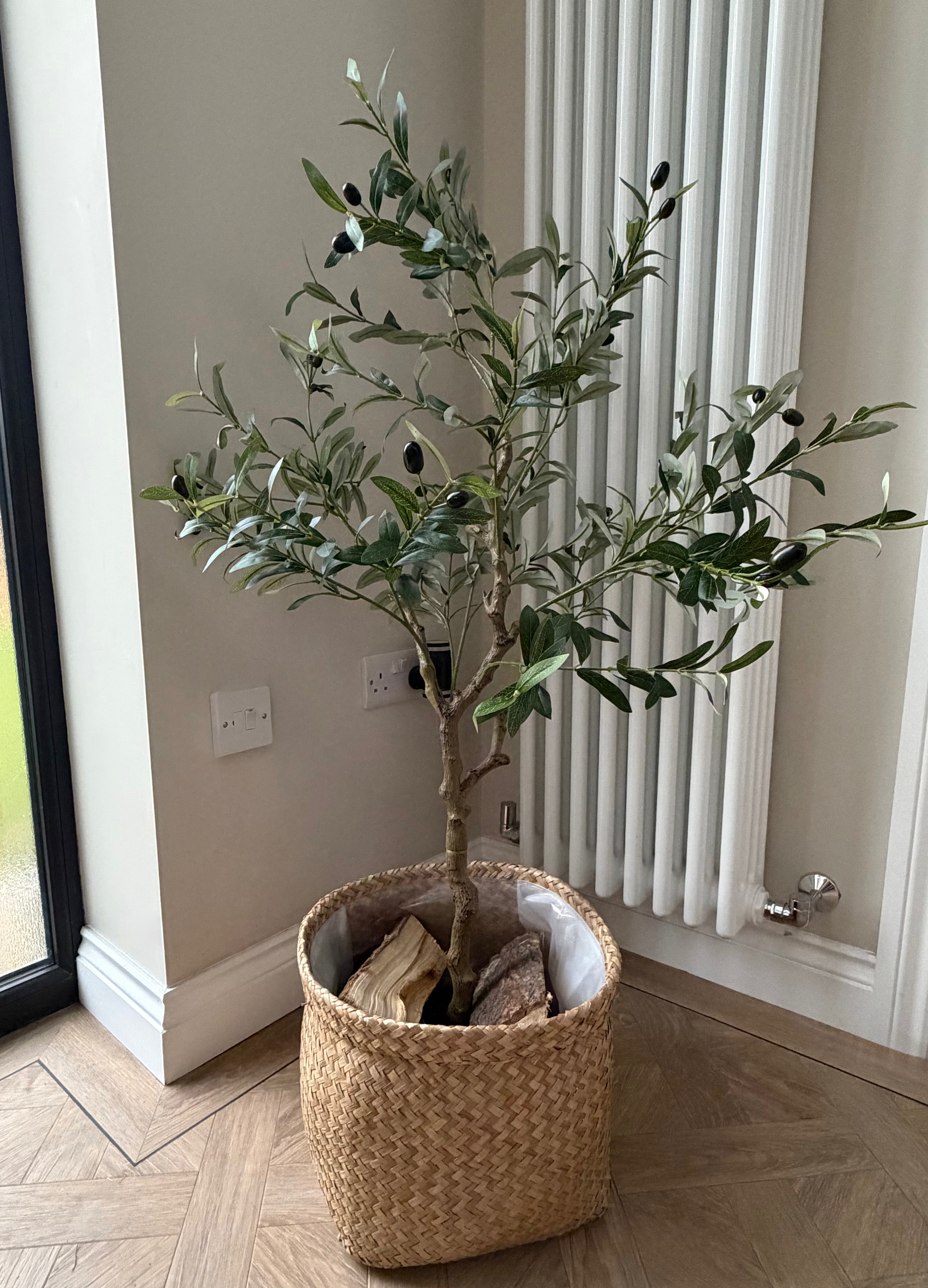 Realistic faux olive tree 120cm