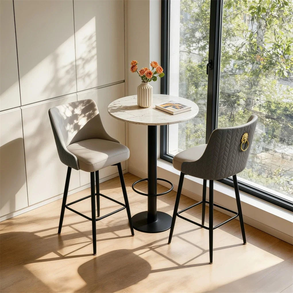 Swivel Lion Head Bar Stool