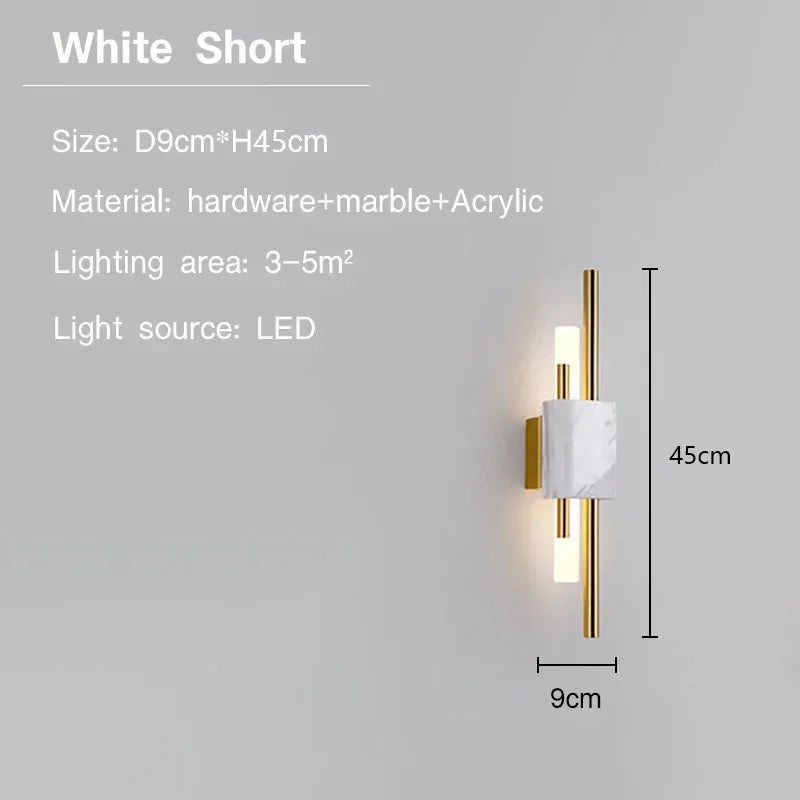 The Celeste Marble Wall Light