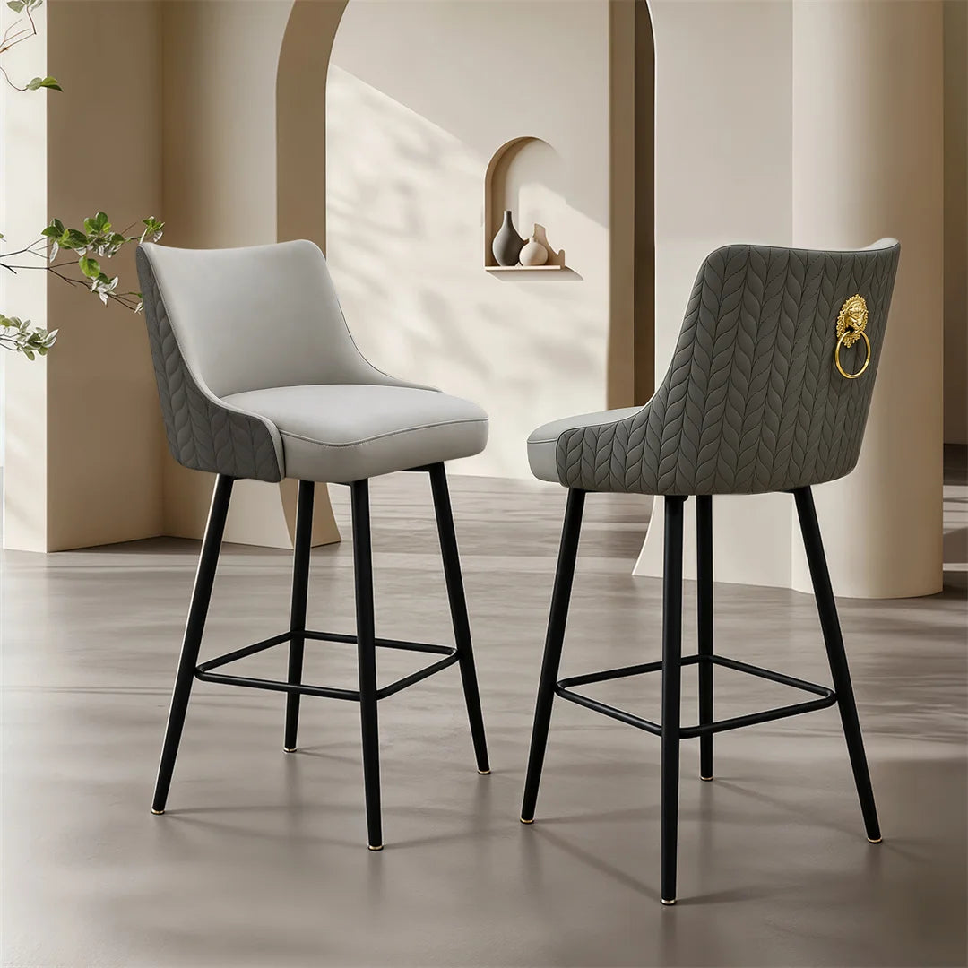 Swivel Lion Head Bar Stool