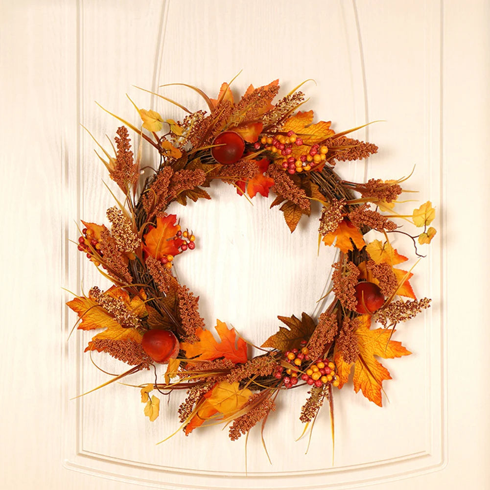 Artificial Autumn Maple Leaf Garland