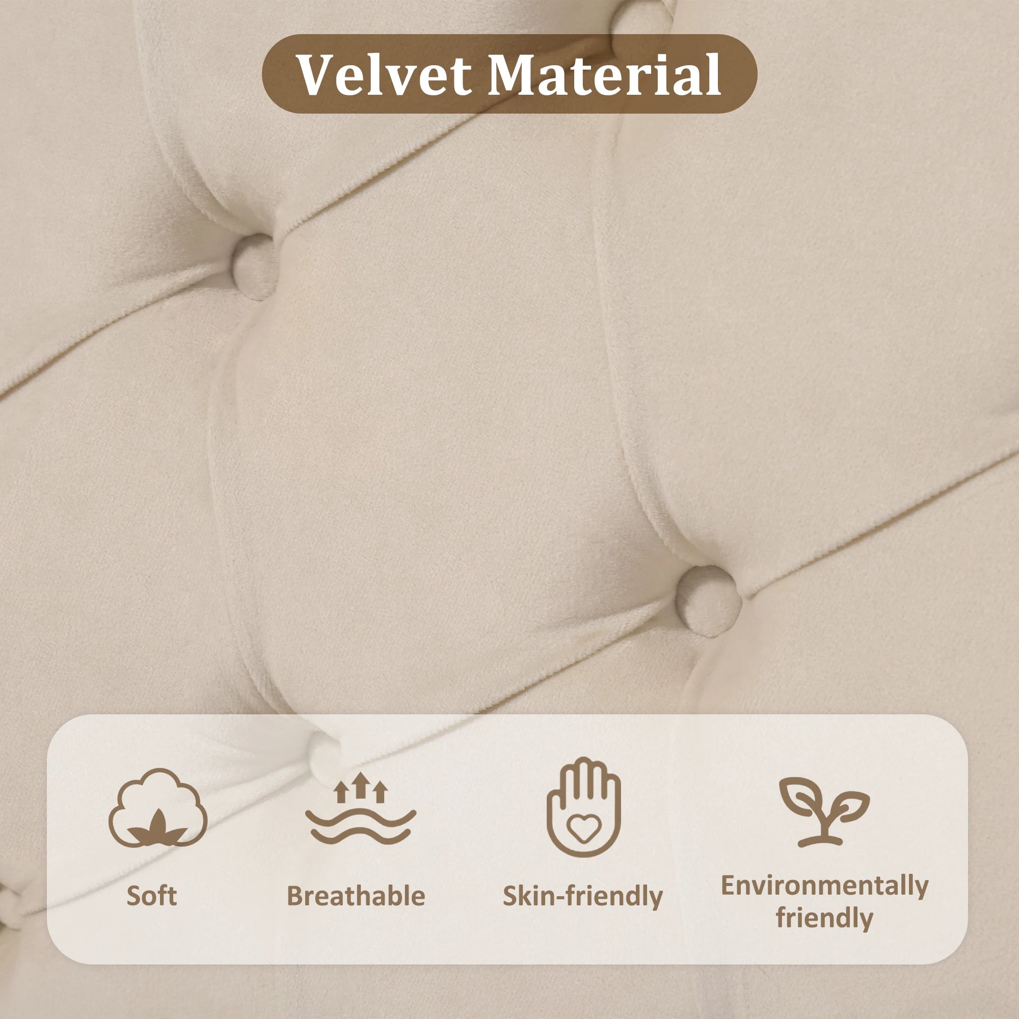 Velvet Chesterfield Double Bedframe