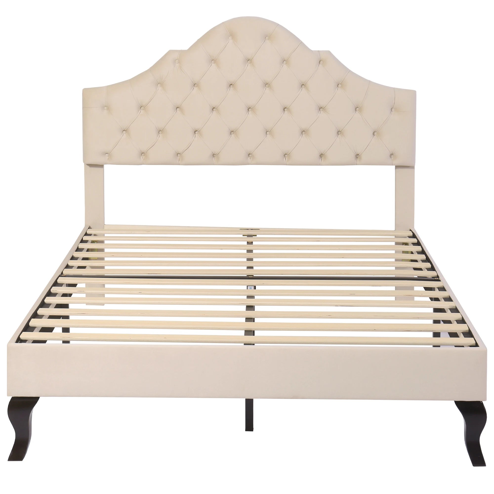 Velvet Chesterfield Double Bedframe