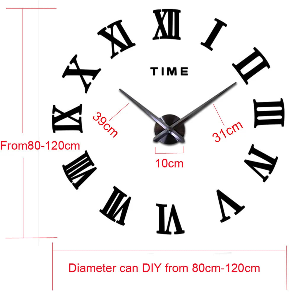 Frame-less Wall Clock