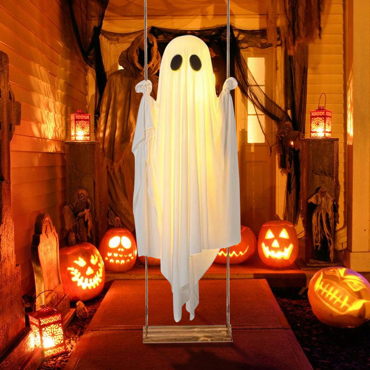 Halloween Decoration Cute White Ghost