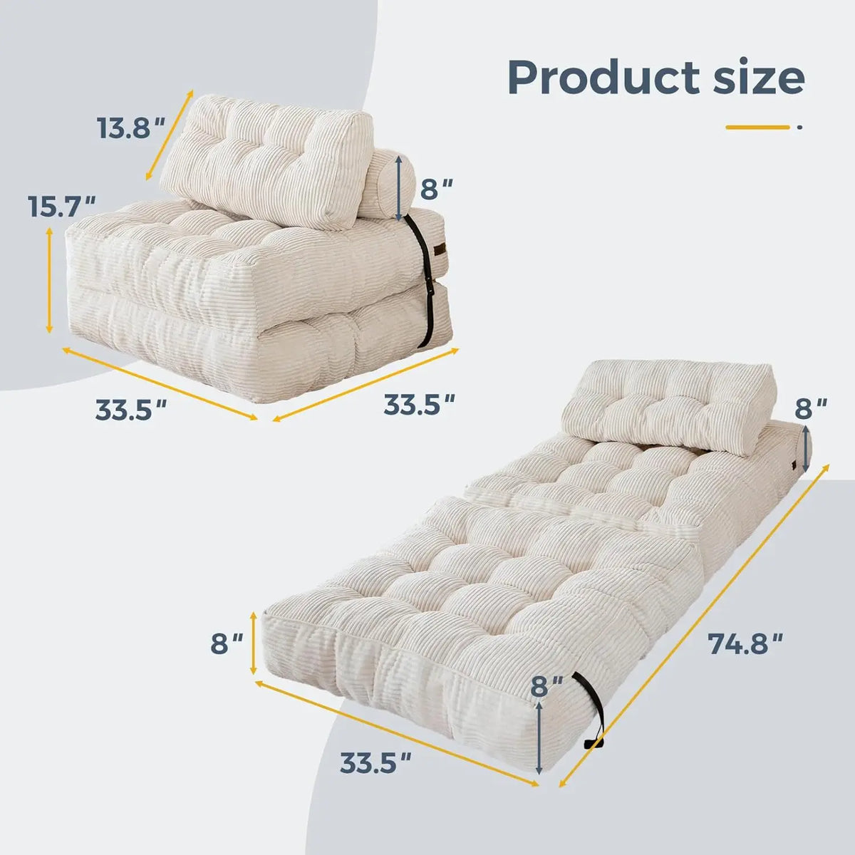 Fold Out Guest Chair Bed