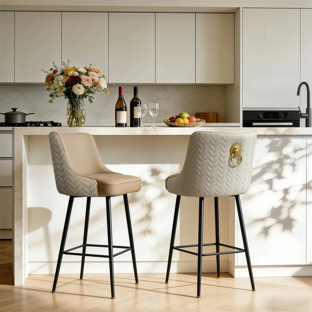 Swivel Lion Head Bar Stool