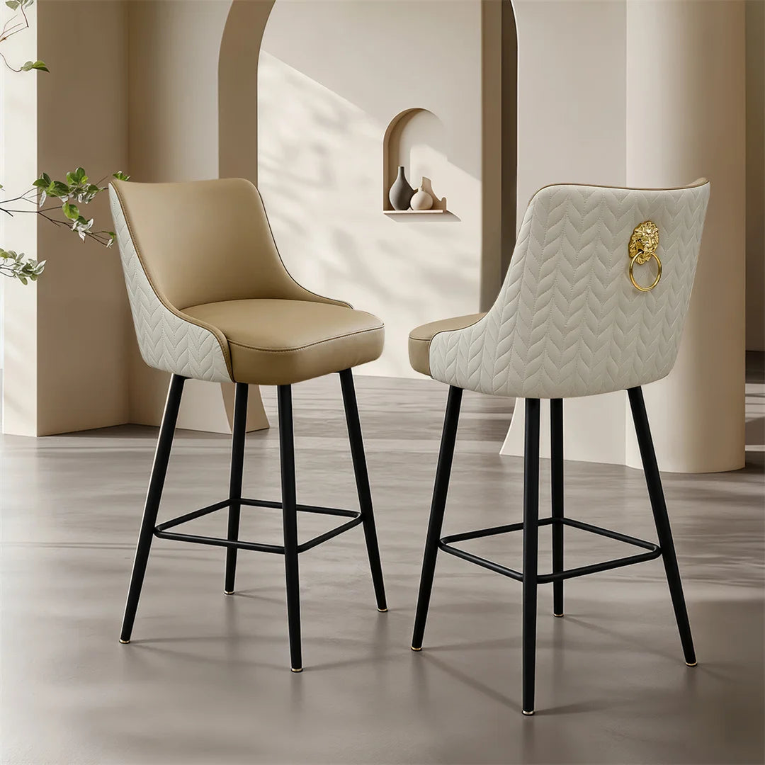 Swivel Lion Head Bar Stool