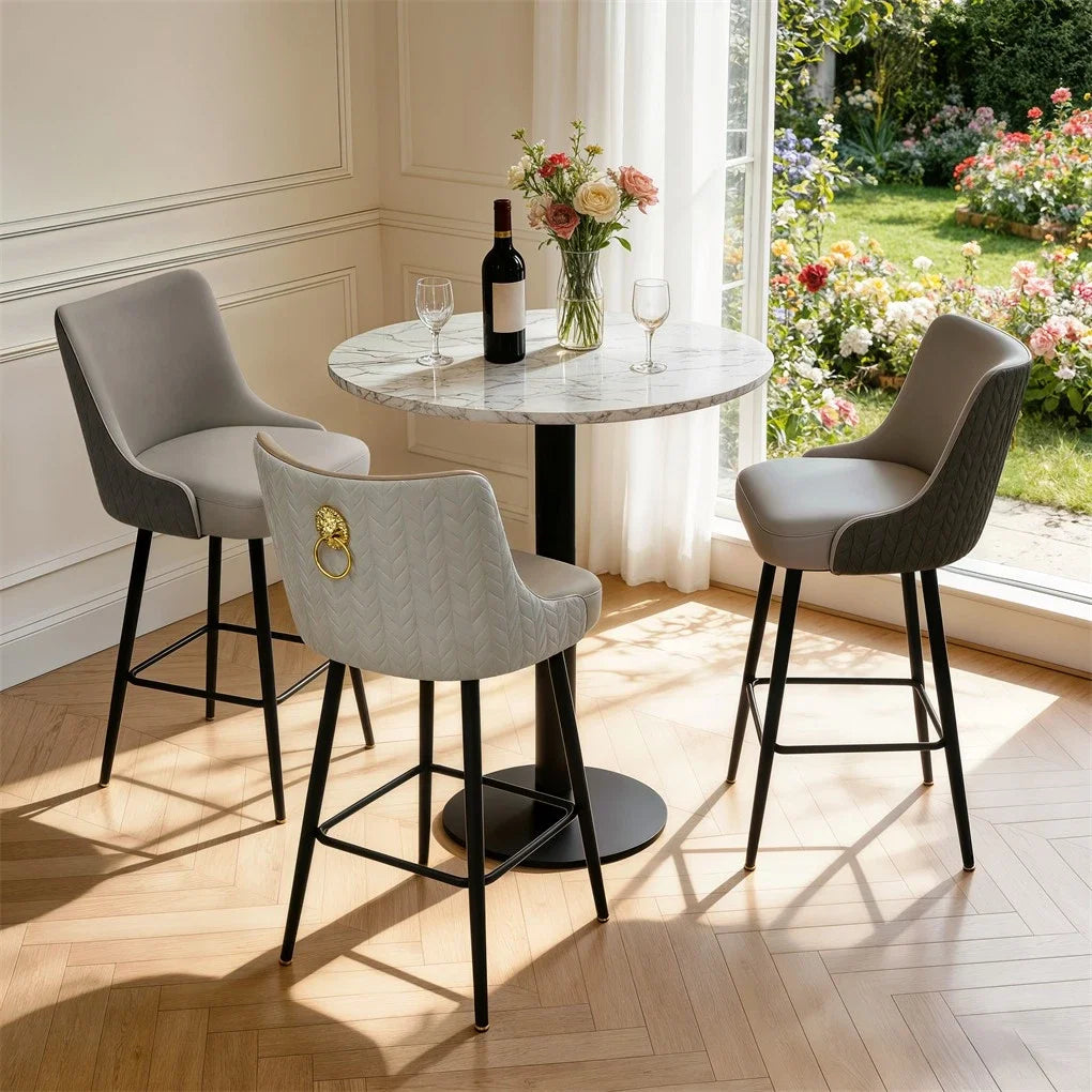Swivel Lion Head Bar Stool