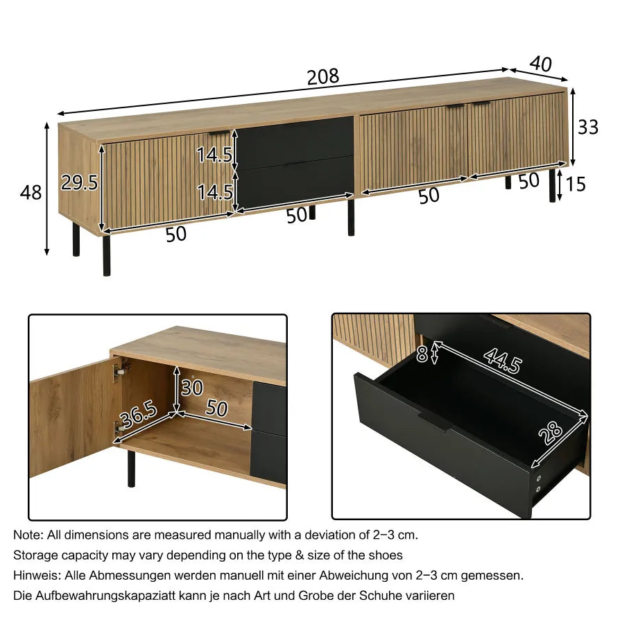 Modern TV Unit (up to 85")