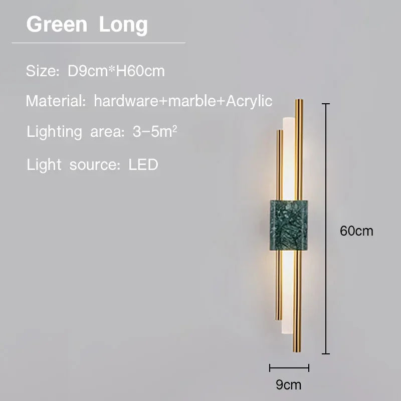 The Celeste Marble Wall Light