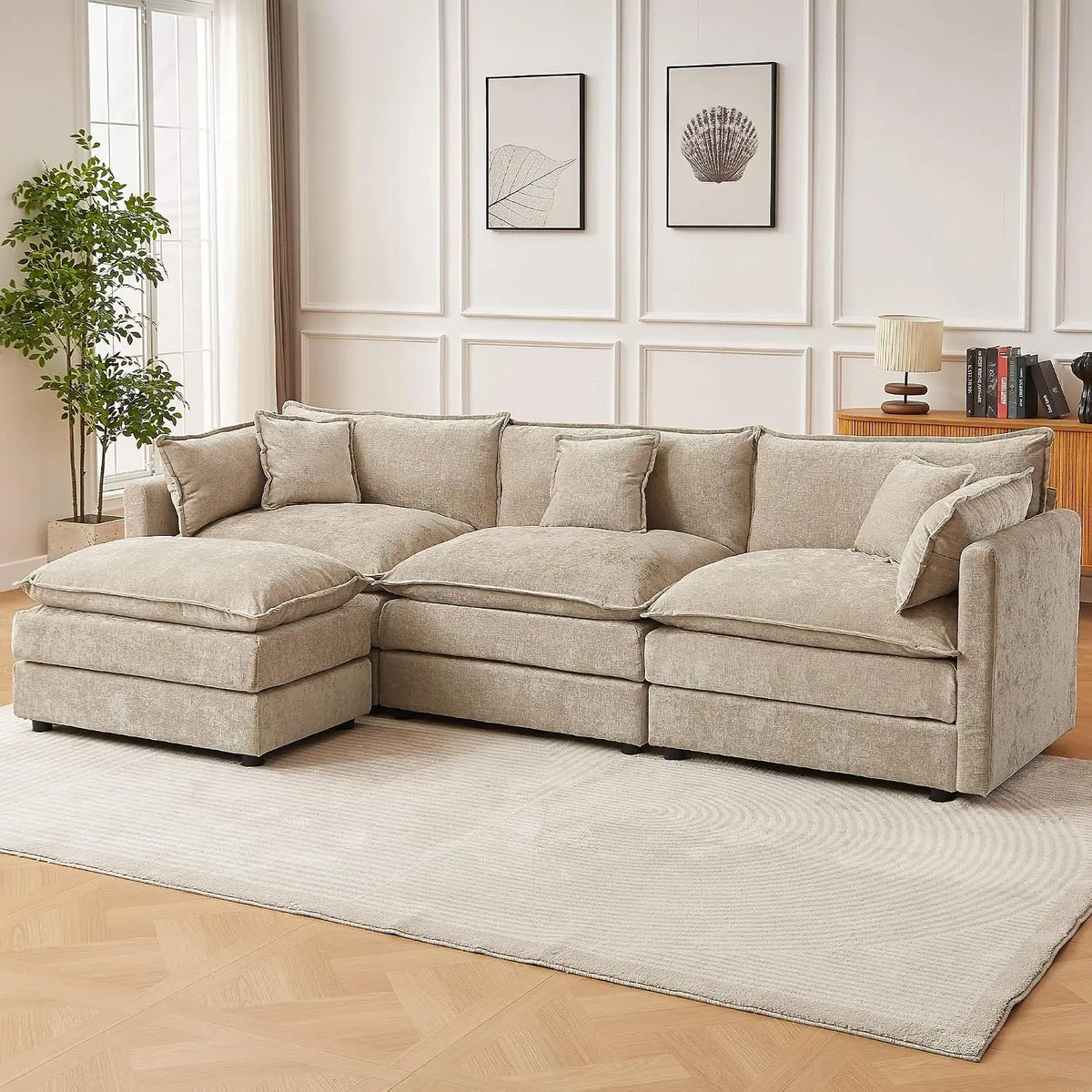 L Shaped Coud Sofa