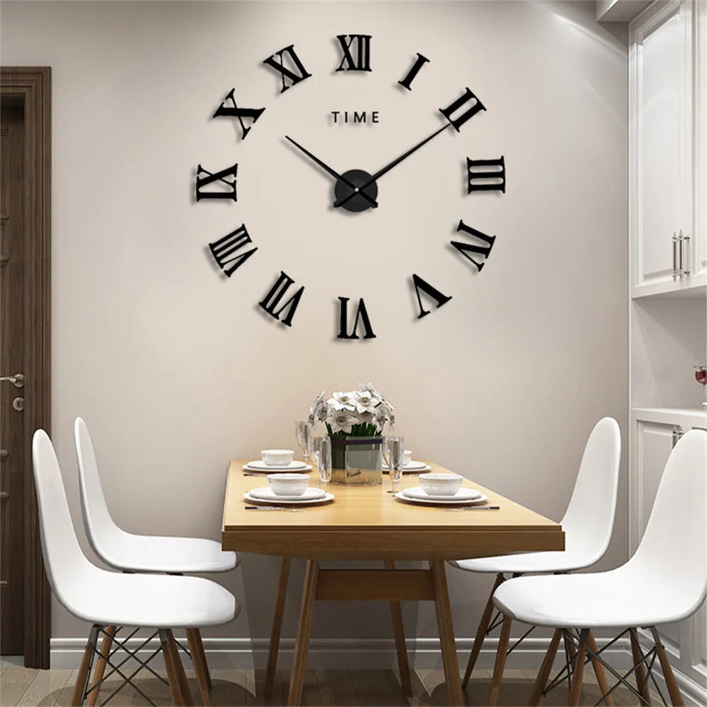 Frame-less Wall Clock