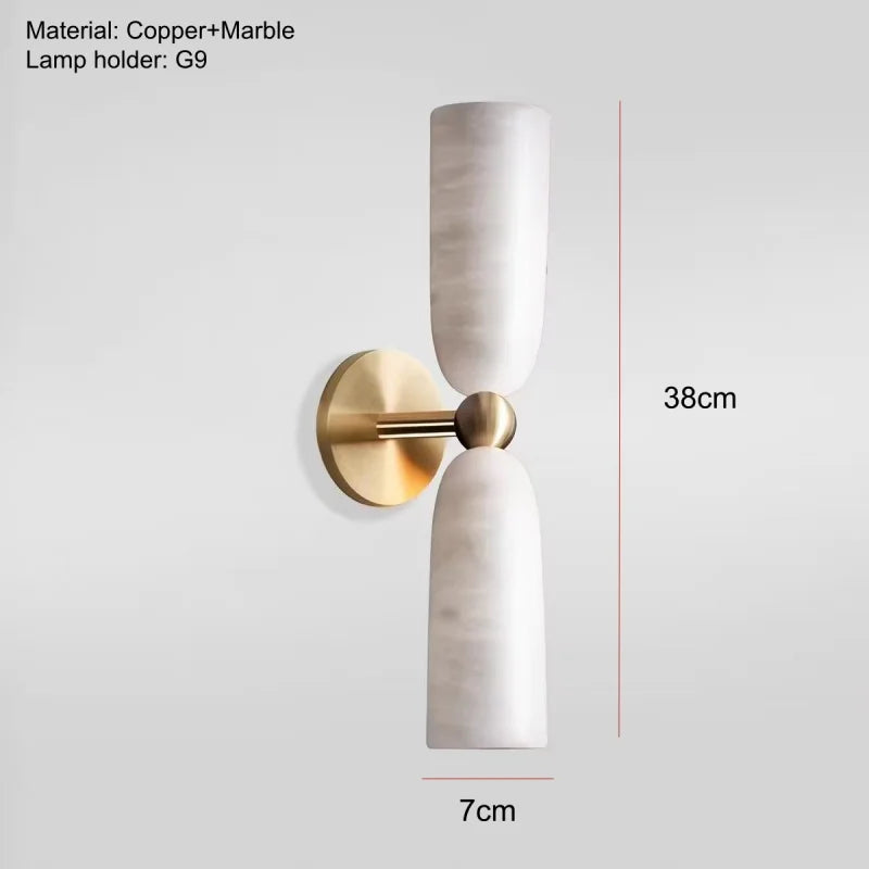 Capri Marble Wall Light