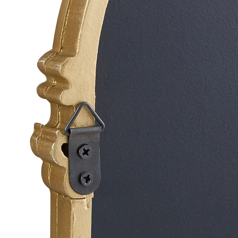 Arched Full Length Wall Mirror with Elegant Detail