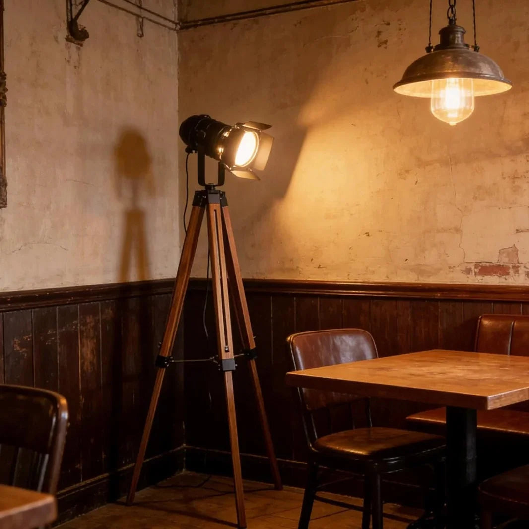 Loft Rustic Tripod Floor Lamp