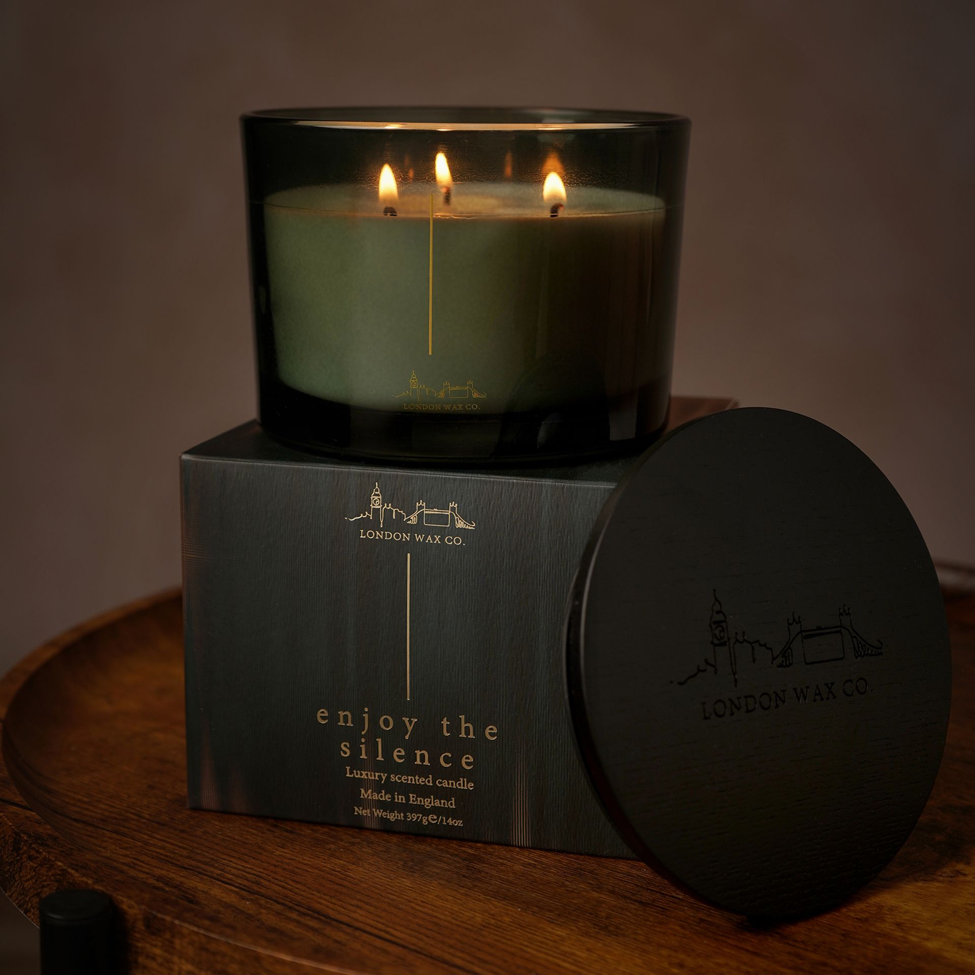 The London Wax Company 3 wick candle Enjoy the silence