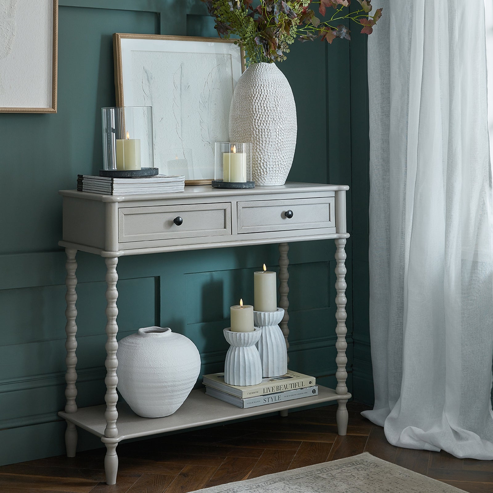 The Camden Collection Two Drawer Console Table